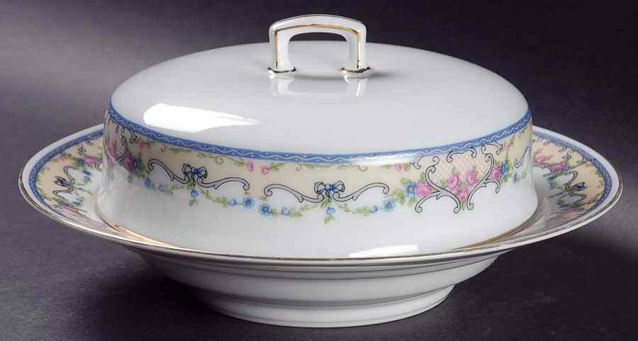 Arabesque Round Covered Butter by Altrohlau-1