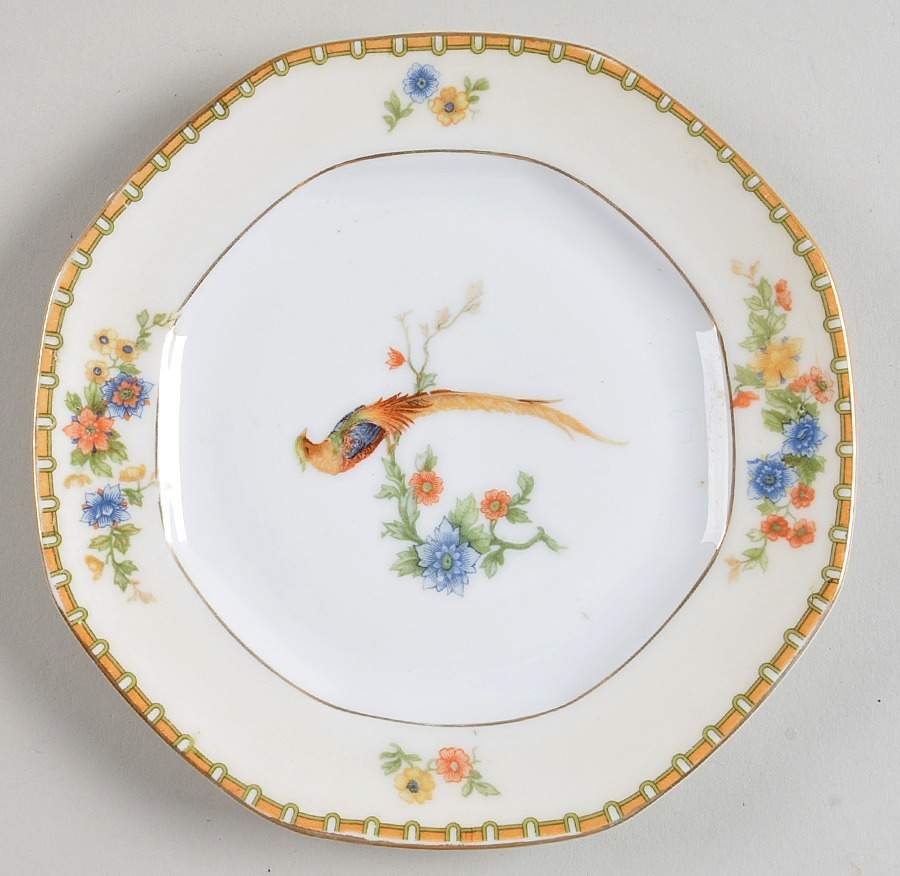 Bird of Paradise Bread & Butter Plate by Altrohlau-1