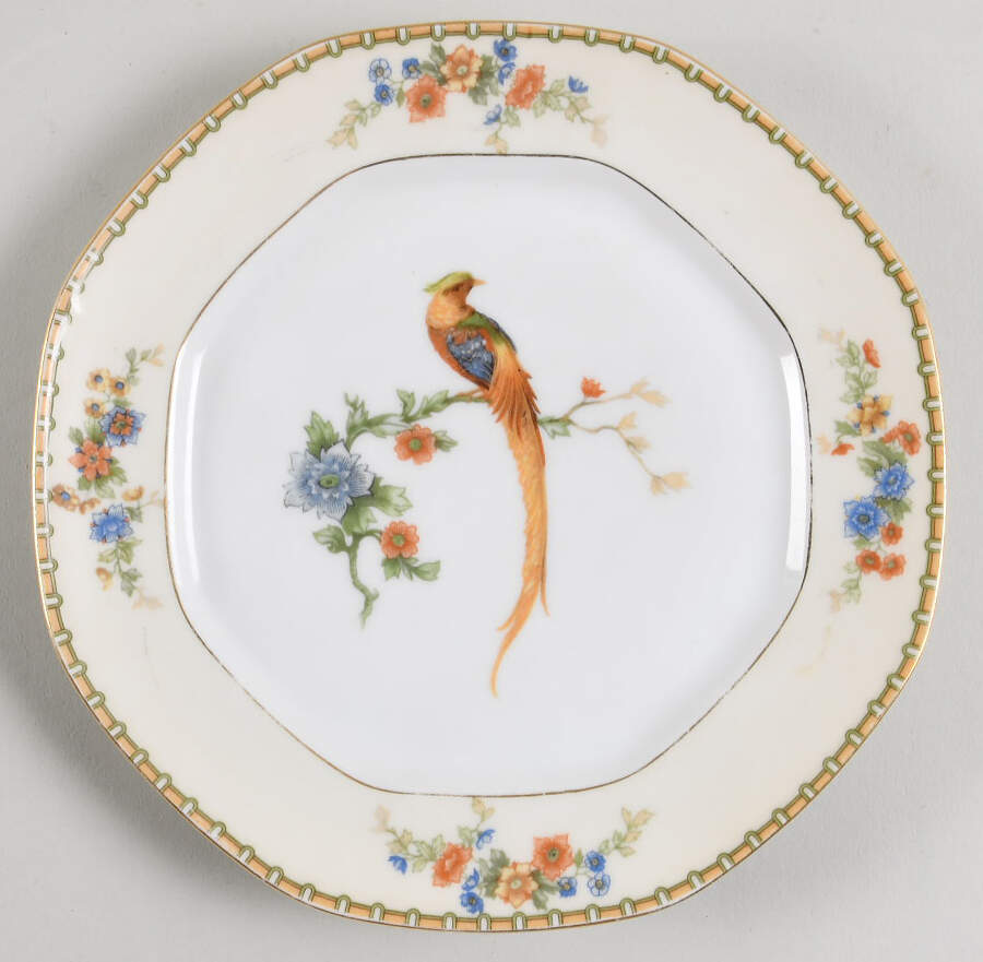 Bird of Paradise Salad Plate by Altrohlau-1