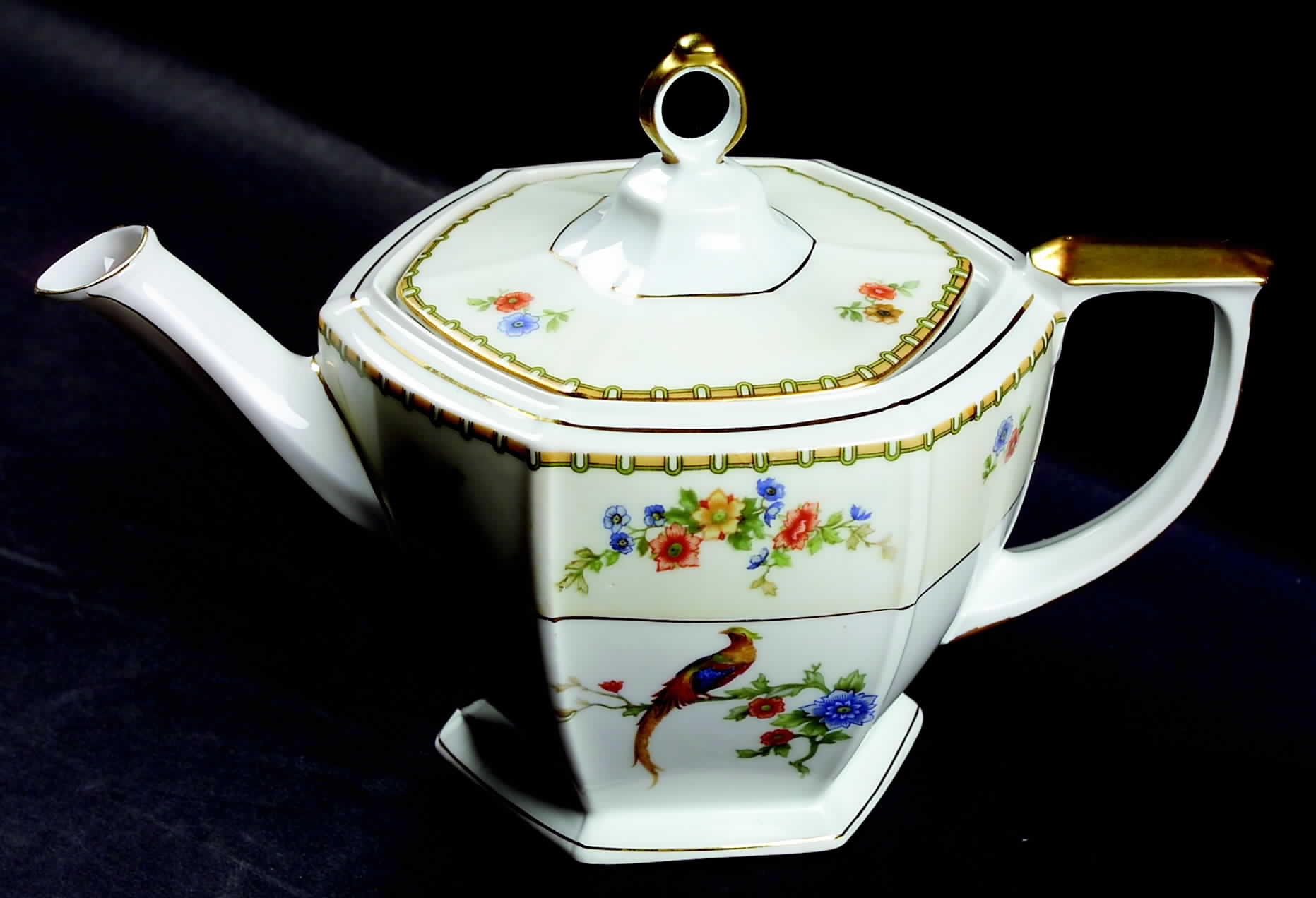 Bird of Paradise Teapot & Lid by Altrohlau-1
