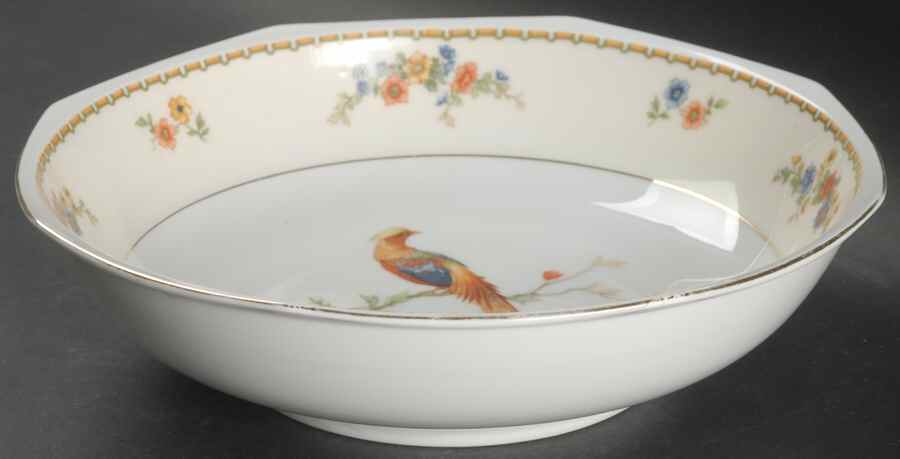 Bird of Paradise 9" Round Vegetable Bowl by Altrohlau-1