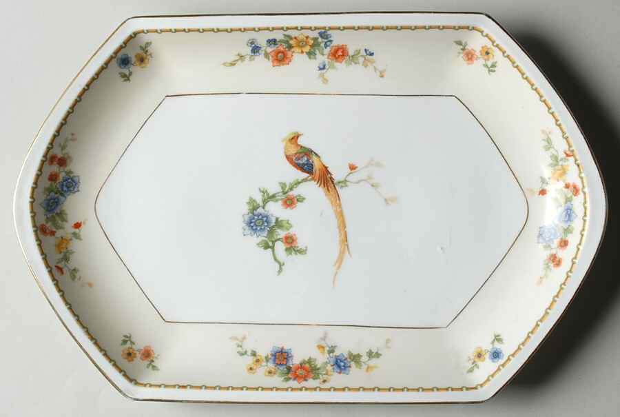 Bird of Paradise 12" Oval Serving Platter by Altrohlau-1