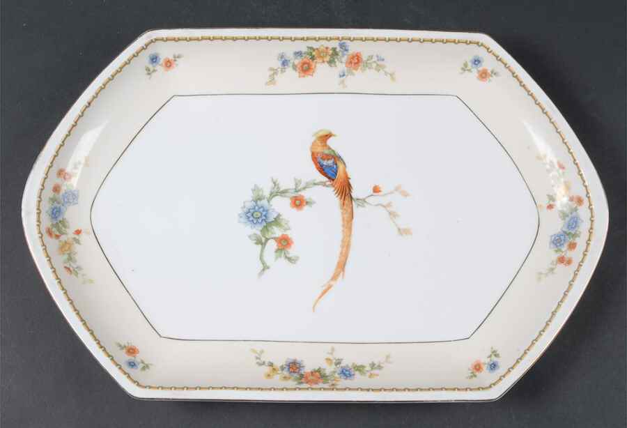 Bird of Paradise 15" Oval Serving Platter by Altrohlau-1