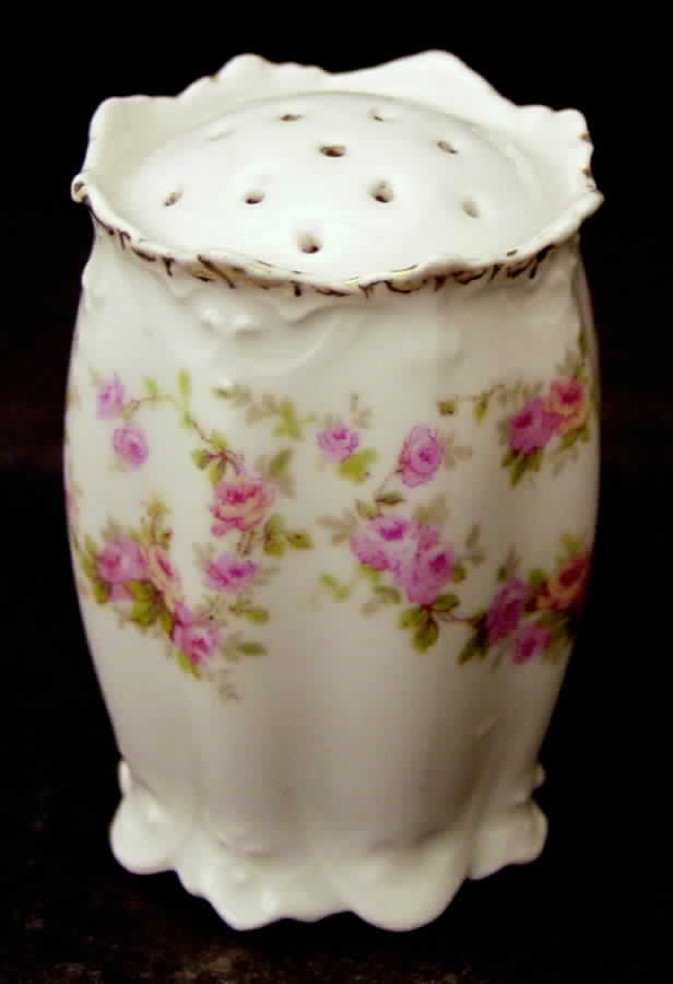 Bridal Rose (Scalloped, Gold Edge) Salt Shaker by Altrohlau-1