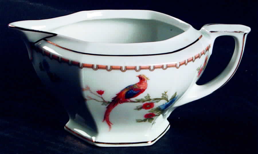 Golden Pheasant (Octagonal) Creamer by Altrohlau-1