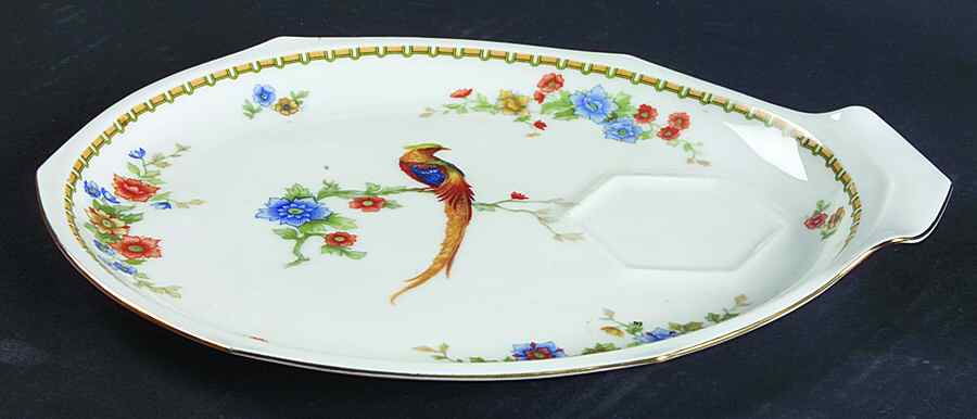 Golden Pheasant (Octagonal) Snack Plate by Altrohlau-1