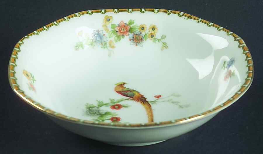 Golden Pheasant (Octagonal) Fruit/Dessert (Sauce) Bowl by Altrohlau-1