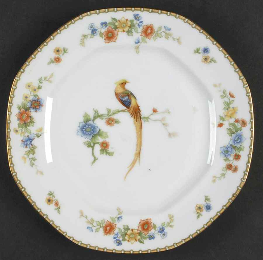 Golden Pheasant (Octagonal) Luncheon Plate by Altrohlau-1