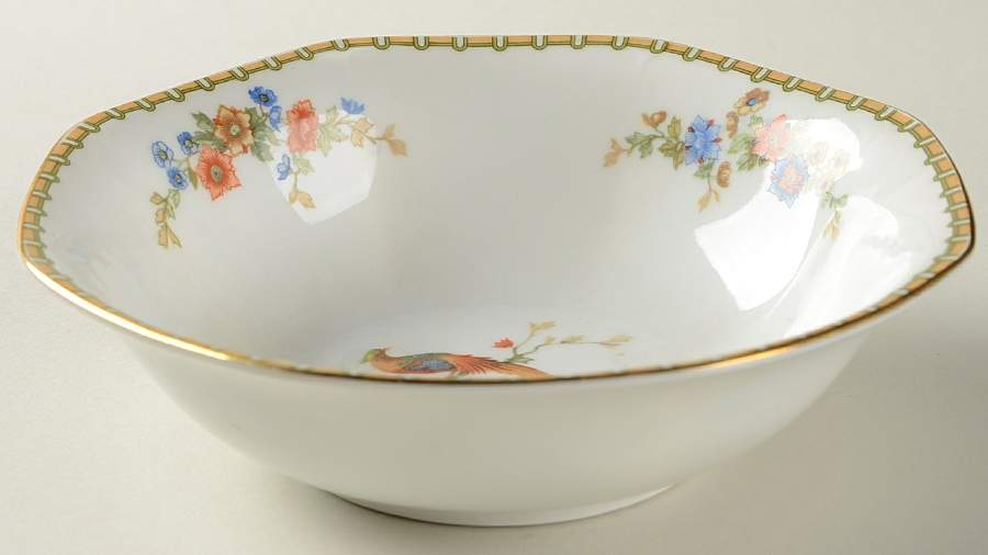 Golden Pheasant (Octagonal) Coupe Cereal Bowl by Altrohlau-1