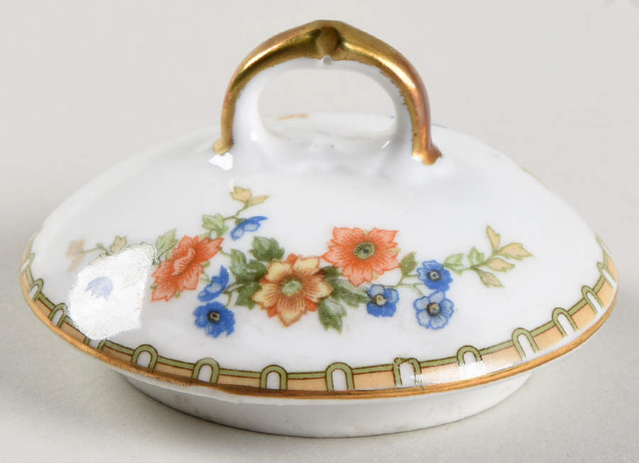 Golden Pheasant (Round) Lid for Sugar Bowl by Altrohlau-1