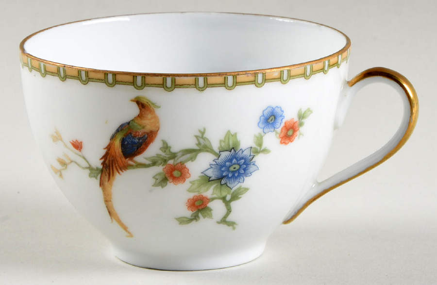 Golden Pheasant (Round) Flat Cup by Altrohlau-1