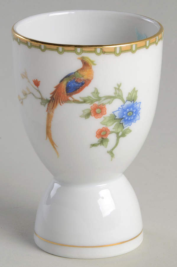 Golden Pheasant (Round) Double Egg Cup by Altrohlau-1