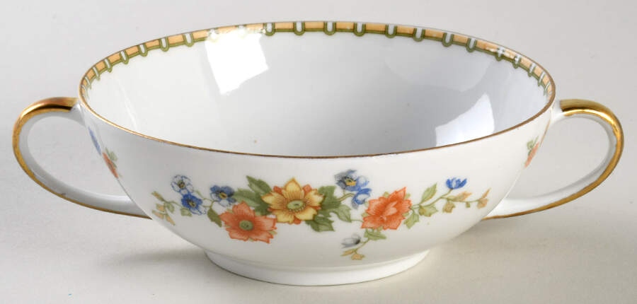 Golden Pheasant (Round) Flat Cream Soup Bowl by Altrohlau-1