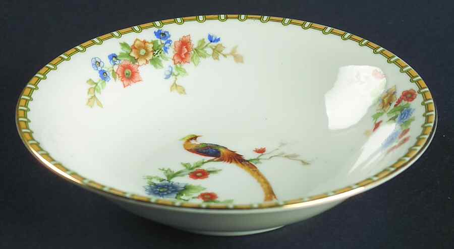 Golden Pheasant (Round) Fruit/Dessert (Sauce) Bowl by Altrohlau-1