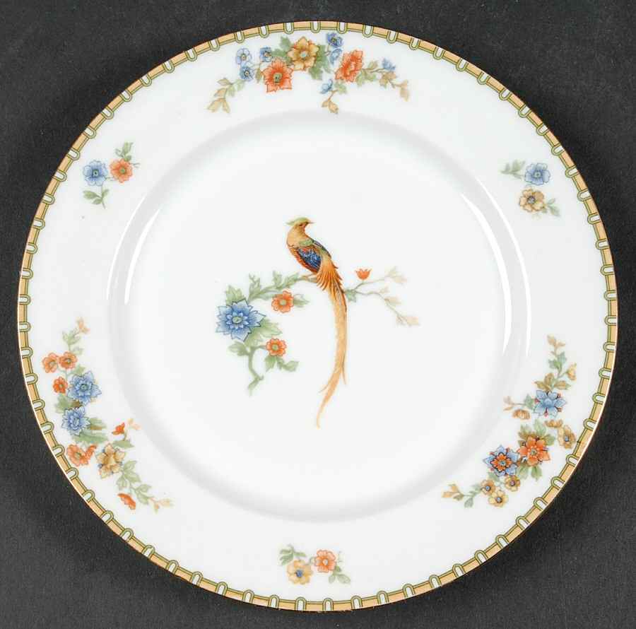 Golden Pheasant (Round) Dessert/Pie Plate by Altrohlau-1