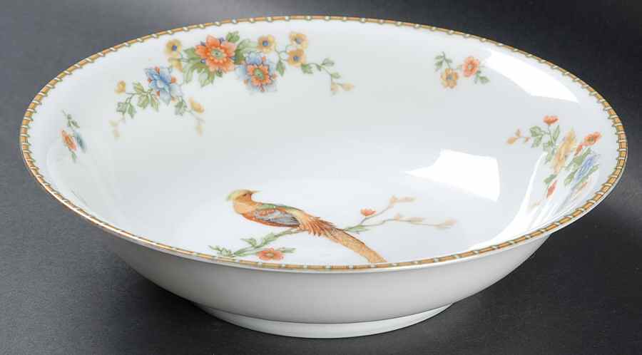 Golden Pheasant (Round) 9" Round Vegetable Bowl by Altrohlau-1