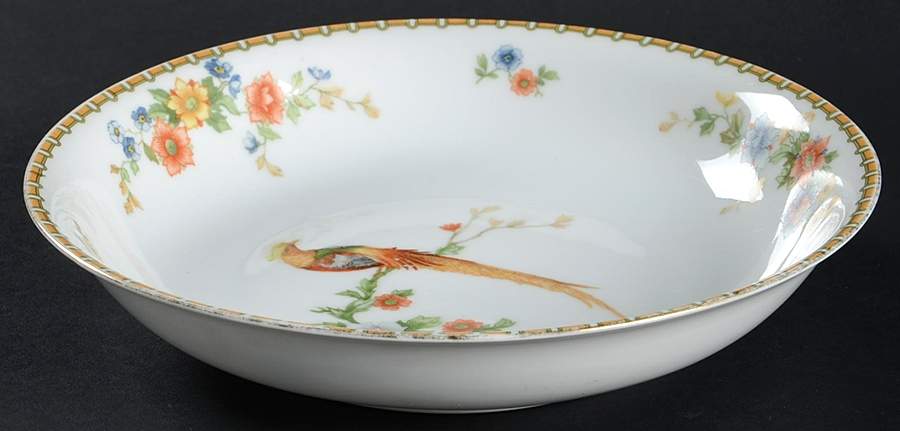 Golden Pheasant (Round) Coupe Soup Bowl by Altrohlau-1