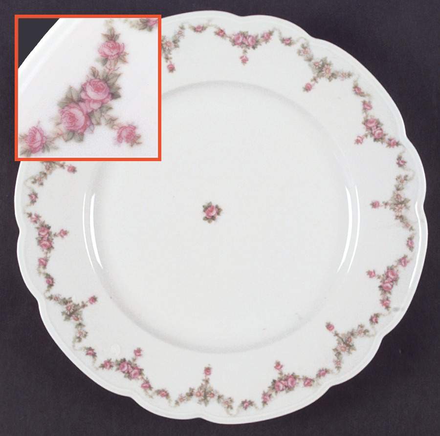 Rose China (Scalloped) Dinner Plate by Altrohlau-1