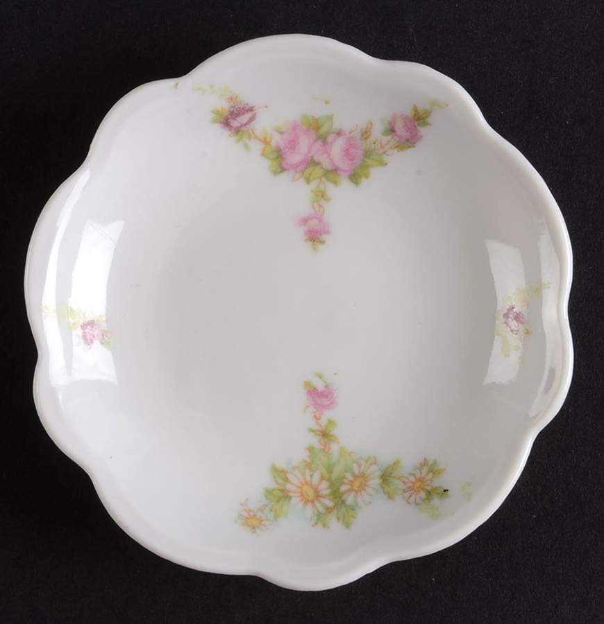 Rose China (Scalloped) Butter Pat by Altrohlau-1