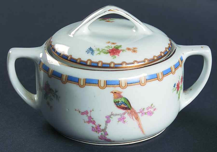 Victoria (Round) Sugar Bowl & Lid by Altrohlau-1