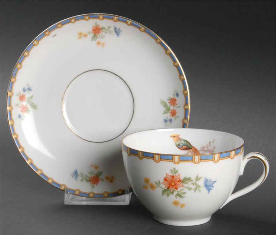 Victoria (Round) Flat Cup & Saucer Set by Altrohlau-1