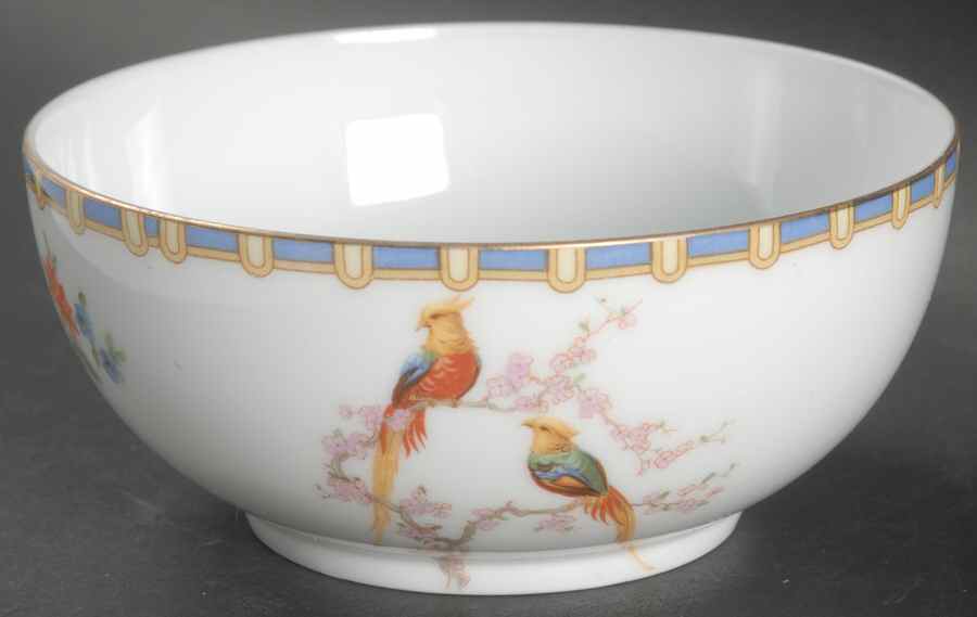 Victoria (Round) Cranberry Bowl by Altrohlau-1