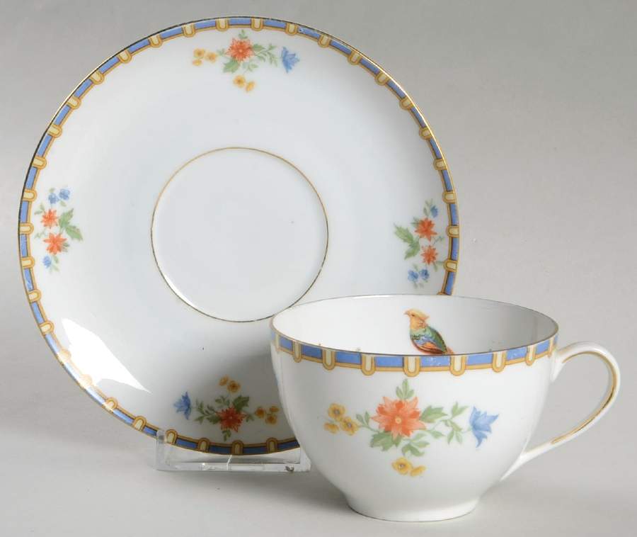 Victoria (Round) Flat Cup & Saucer Set by Altrohlau-1