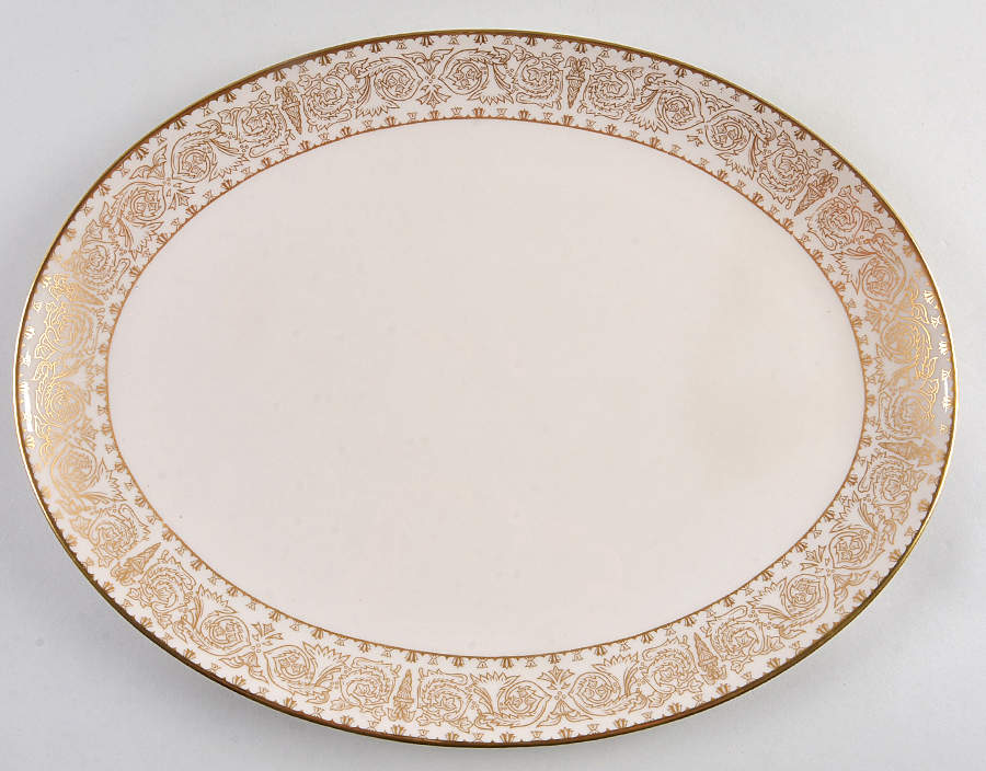 Albemarle 14" Oval Serving Platter by Alvin-1
