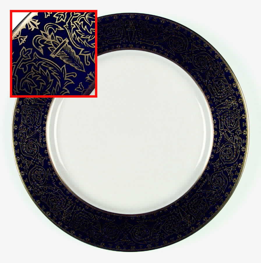 Albemarle Blue Dinner Plate by Alvin-1