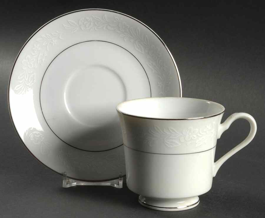 Chalet Footed Cup & Saucer Set by American Enterprises-1