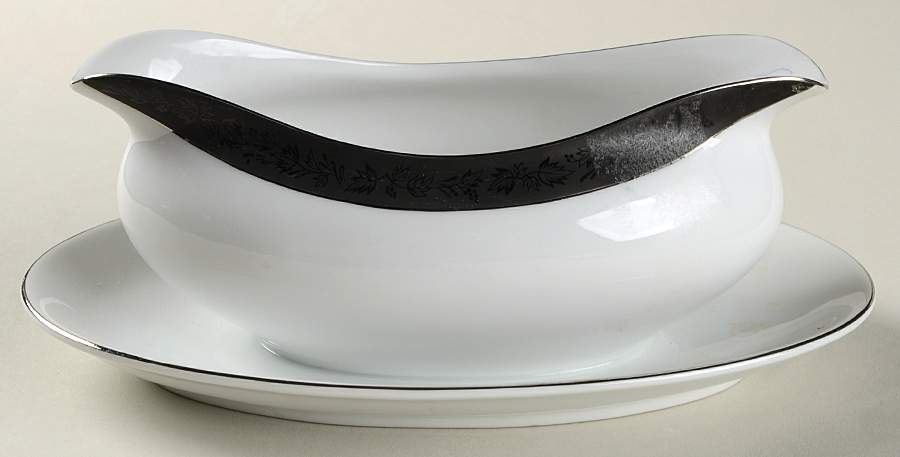 Sonata Gravy Boat with Attached Underplate by American Enterprises-1