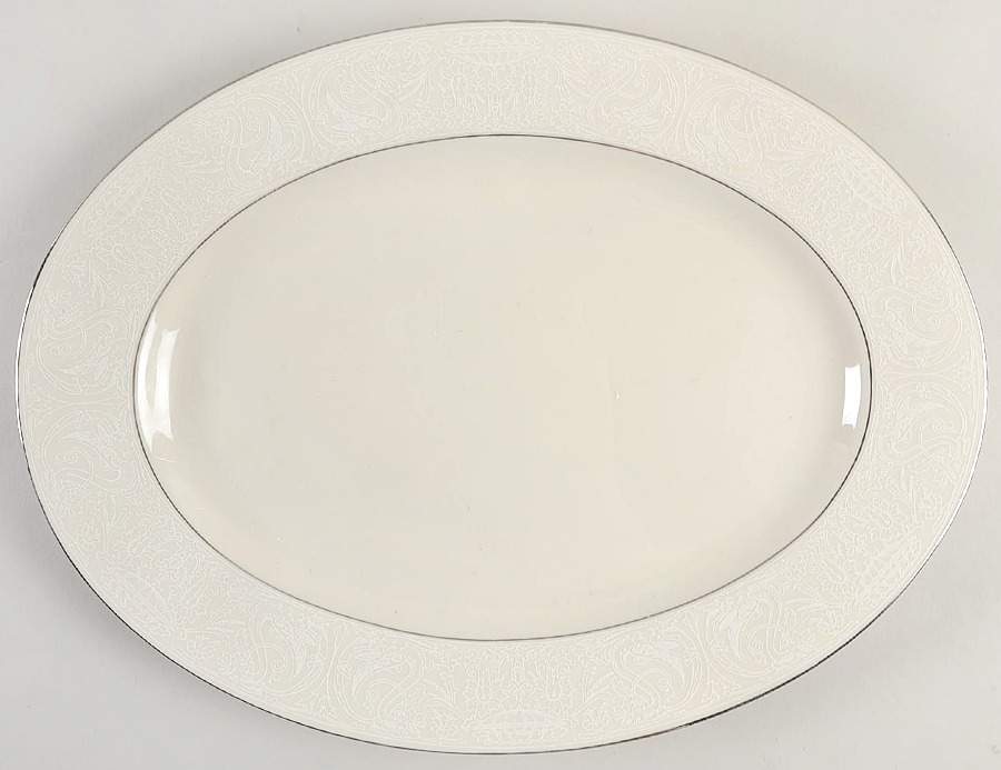 Chantilly 15" Oval Serving Platter by American Manor-1