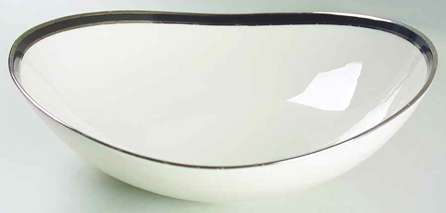Ebony 8" Oval Vegetable Bowl by American Manor-1