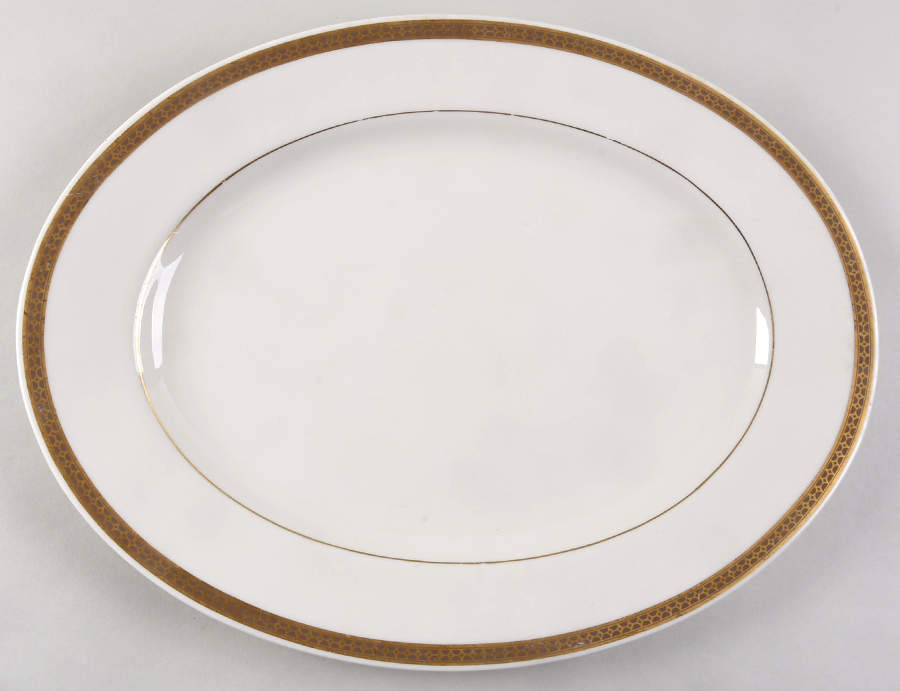 Morocco 15" Oval Serving Platter by American Manor-1