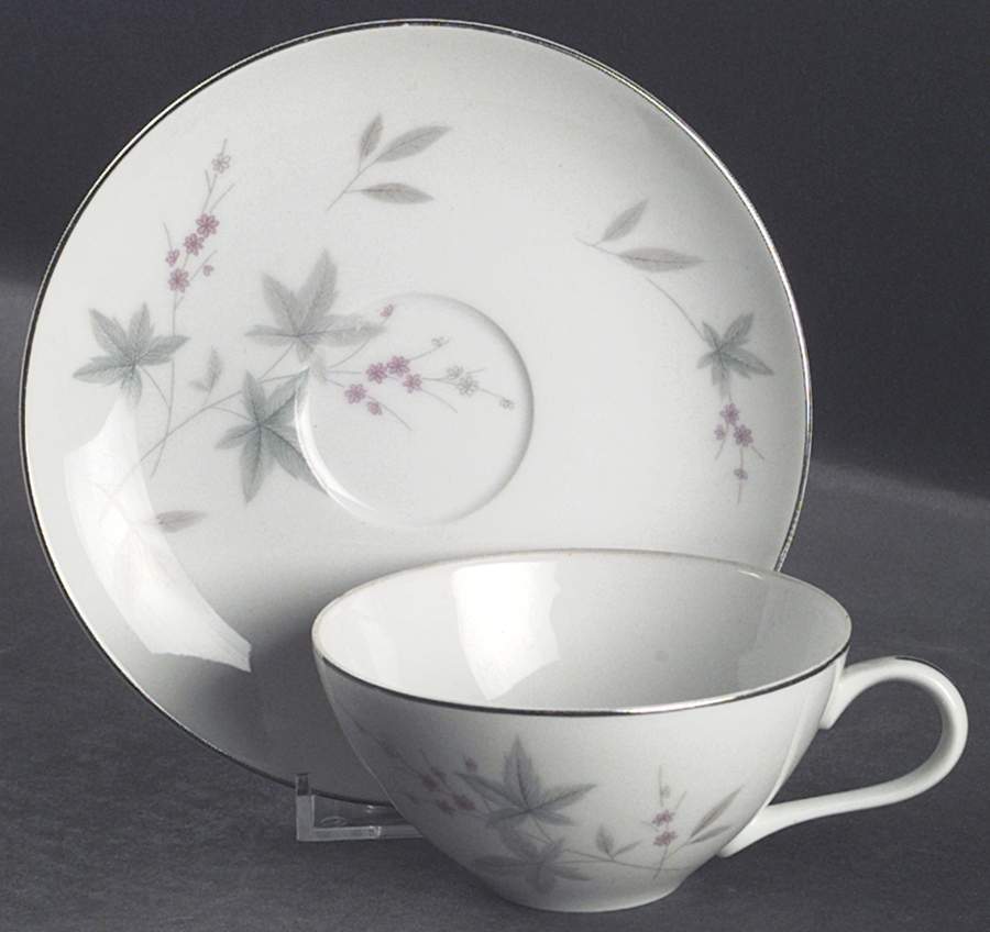 Kathleen Flat Cup & Saucer Set by American Queen-1