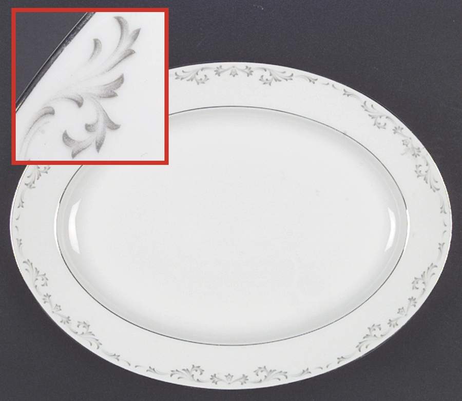 Monaco 14" Oval Serving Platter by American Queen-1