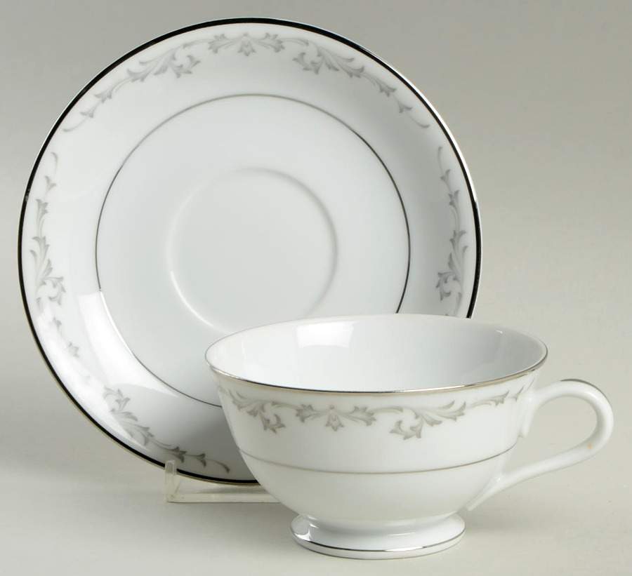 Monaco Footed Cup & Saucer Set by American Queen-1