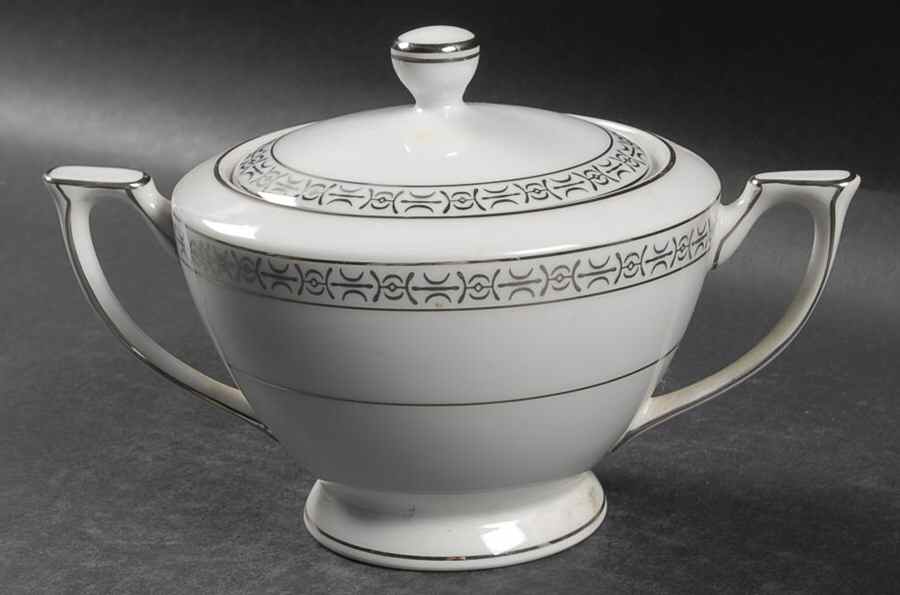 Patricia Sugar Bowl & Lid by American Queen-1