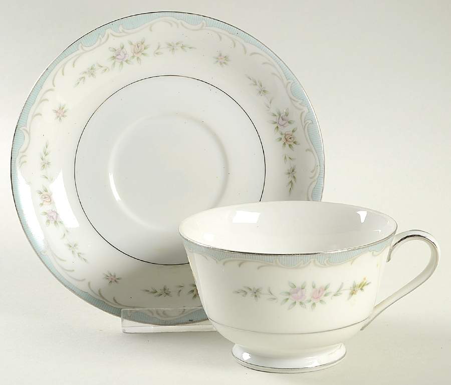 Susan Footed Cup & Saucer Set by American Queen-1