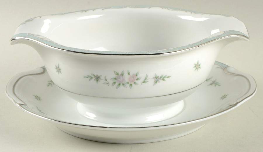 Susan Gravy Boat with Attached Underplate by American Queen-1