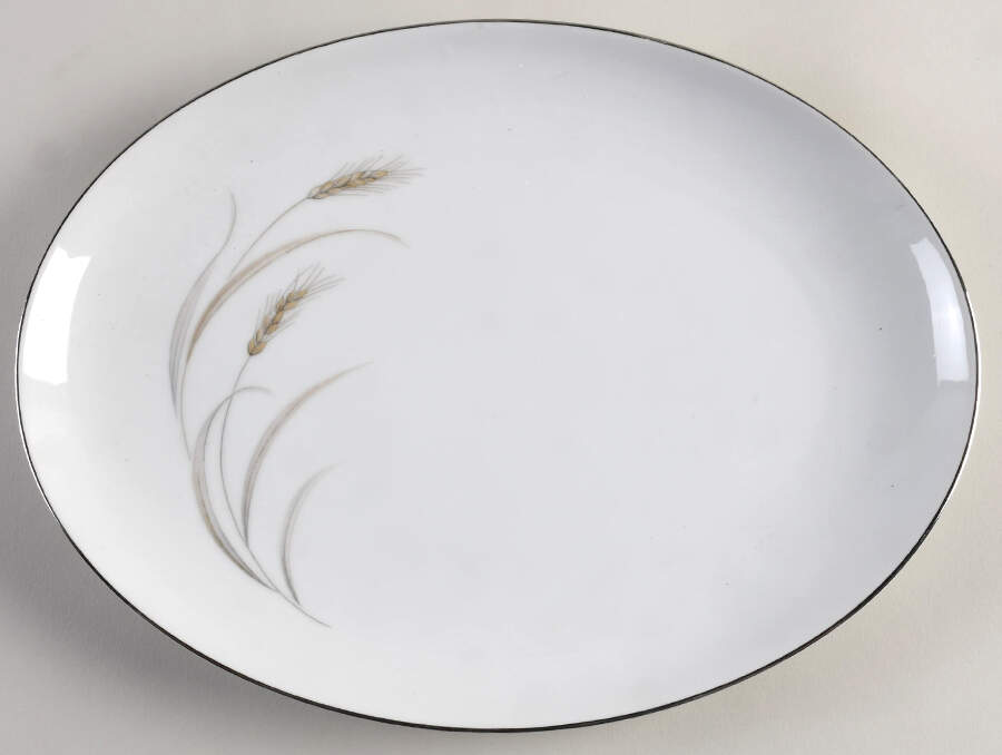Autumn Breeze 12" Oval Serving Platter by Amcrest-1