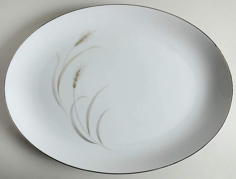Autumn Breeze 16" Oval Serving Platter by Amcrest-1