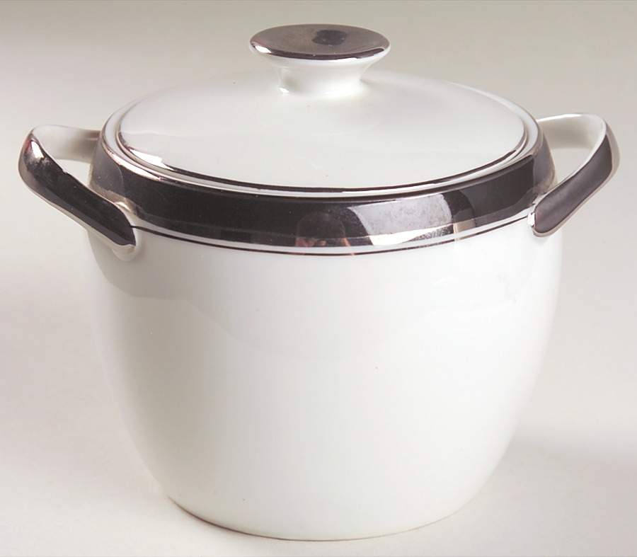Avanti Platinum Sugar Bowl & Lid by Amcrest-1
