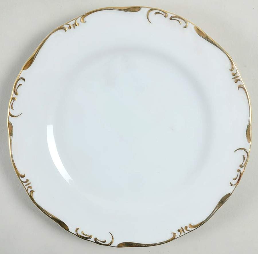 Baroness Gold Bread & Butter Plate by Amcrest-1