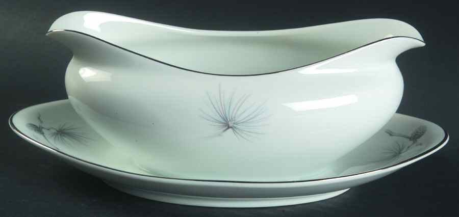 Caroline Gravy Boat with Attached Underplate by Amcrest-1