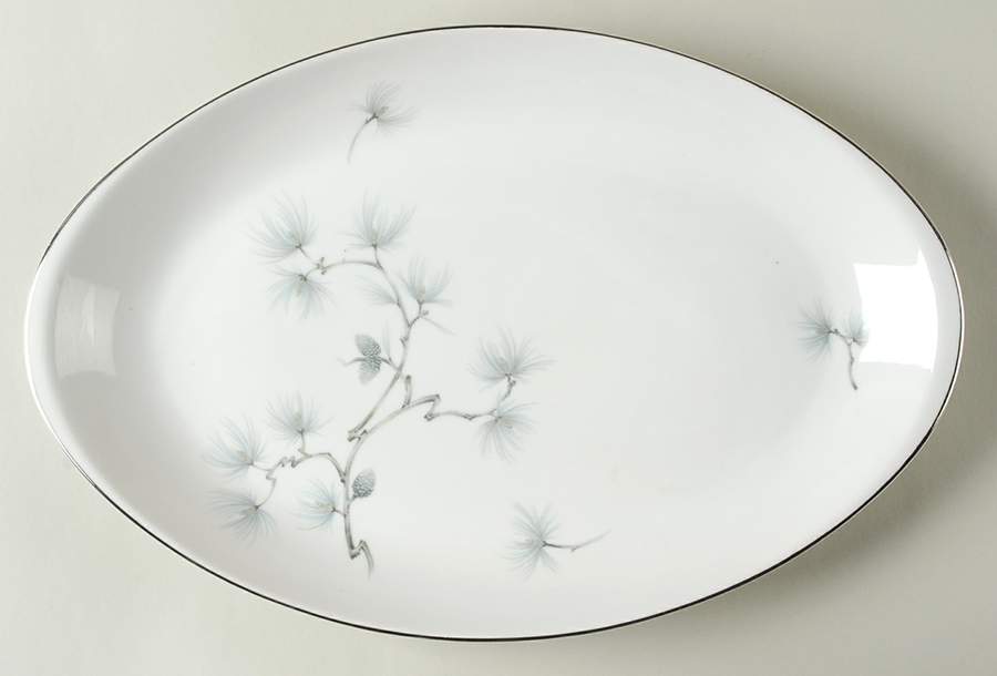 Caroline 13" Oval Serving Platter by Amcrest-1