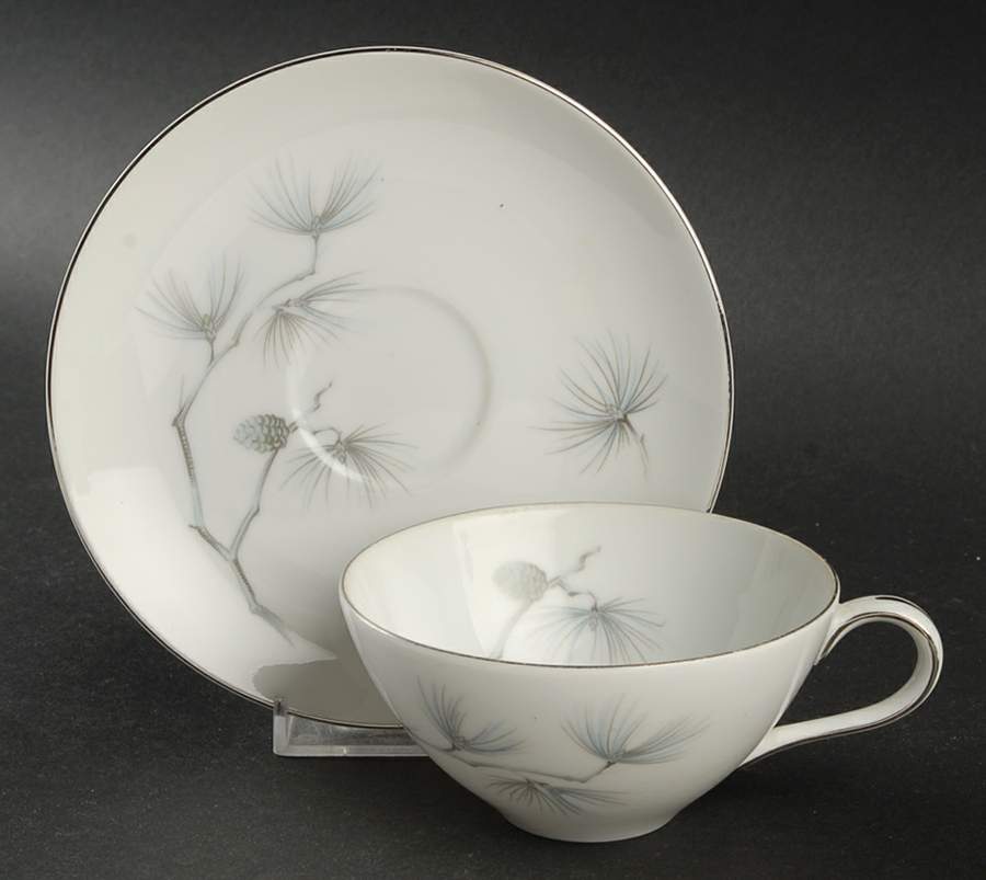 Caroline Flat Cup & Saucer Set by Amcrest-1
