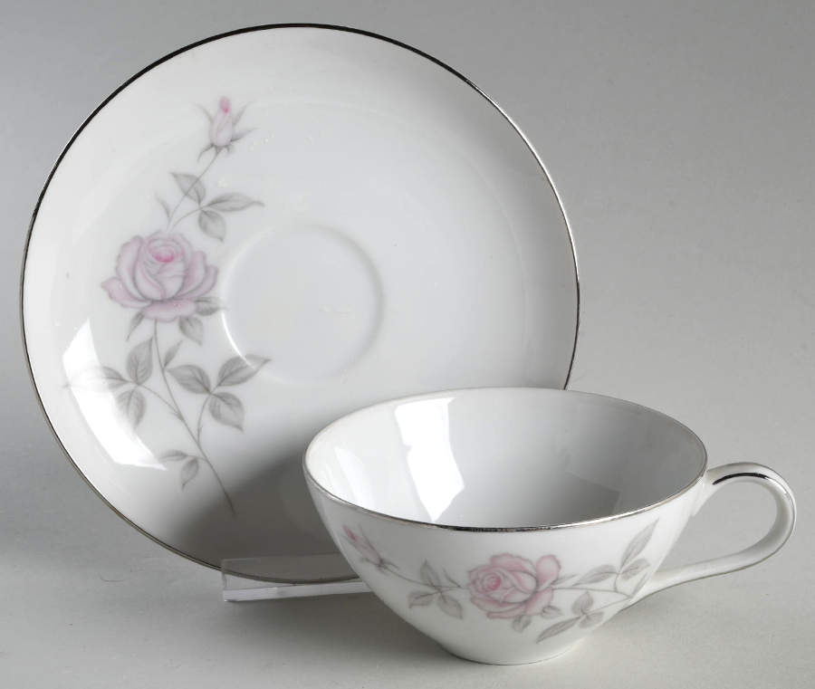 Carmen Flat Cup & Saucer Set by Amcrest-1