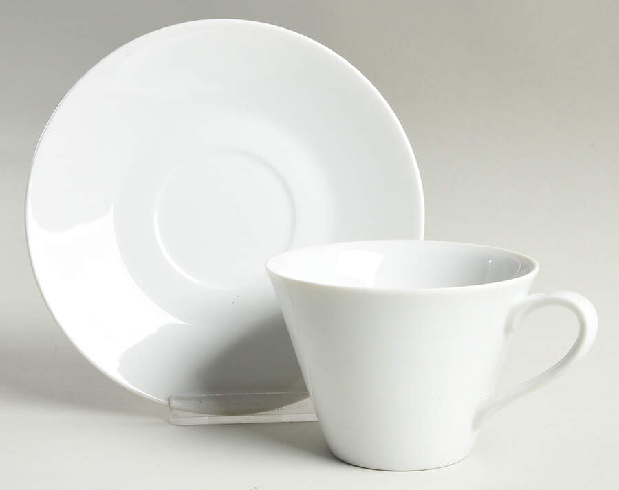 Celestial Flat Cup & Saucer Set by Amcrest-1