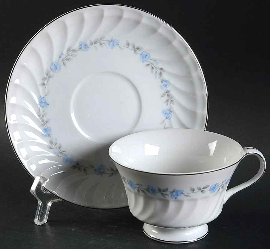 Dana Footed Cup & Saucer Set by Amcrest-1